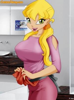 cartoon valley winx porn - Winx babe Stella gets naked and takes a steamy bath - HentaiEnvy