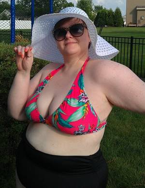 fat mature bathing suit - Danille lloyd upskirt