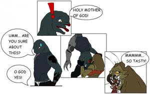 cartoon porn district 9 - Rule 34 - alien alien only district 9 english english text halo (game) halo  (series) interspecies male/ambiguous methados poleepkwa prawn (district 9)  sangheili speech bubble | 395493