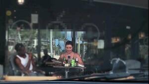 interracial cheating wife affair - Free Cheating Wife #4 Part three - Hubby films me outside a cafe Upskirt  Flashing and having an Interracial affair with a Ebony Stud!!! Porn Video HD