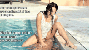 Cheating Wife Captions Pool Porn - pool friends cheat - Porn With Text