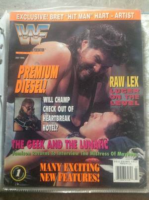 1980s Porn Magazines 72 Hhh - WWF wrestling magazine July 1994