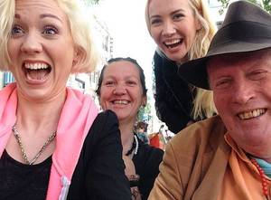 Family Orgy Nude - Family ties: The sisters with parents Michael and Joanna, who met in a sex