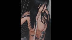 Emo Porn Handcuffs - Pov: Sad Goth Bitch Gets Handcuffed and Pissed on in Public - Pornhub.com