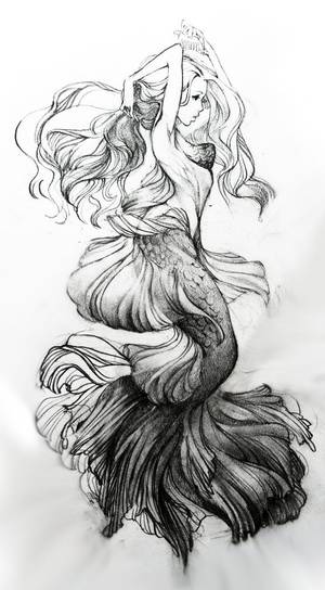 Mermaid Gina Wild Porn - Sun and Moon Print by MorgansCanvas on Etsy, $10.00 I want the sun/moon  tattoo in white on my shoulder