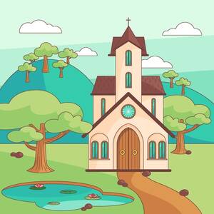 free nude cartoon churches - Cartoon Church Images - Free Download on Freepik