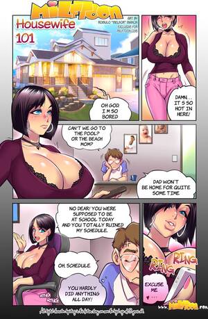 horny housewives cartoons - Housewife 101 [MILFToon] Porn Comic - AllPornComic