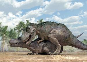 Dinosaur Human Sex Porn - Tyrannosaurus rex dinosaurs mating. (Jose Antonio Penas, Science Photo  Library)