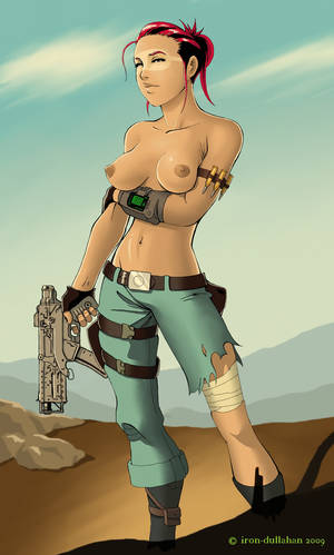 Fallout 3 Raider Porn - Vault girl topless by iron-dullahan