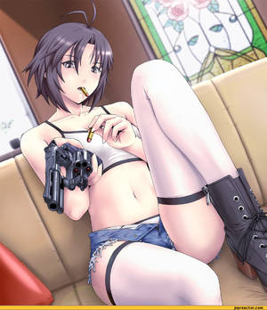Army Girl Cartoon Porn - art,beautiful pictures,anime,ecchi,girl,gun