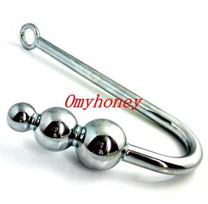 Anal Ball Sex Toy Porn - SM646 Porn Novel Stainless Steel Metal Anal Butt Plug with Double Anal Balls  for Men Women