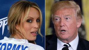 Megyn Kelly Porn Captions - Trump insults Stormy Daniels as 'Horseface' as case dismissed - BBC News