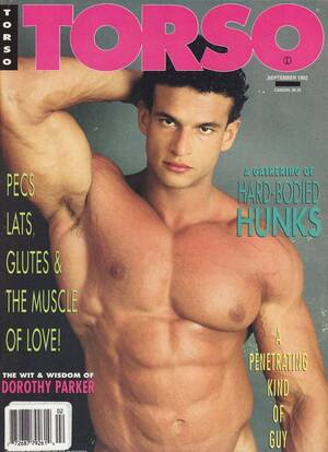 Gay Pornstar Magazine - Torso September 1992, torso 1992 back issues gay porn magazine ho