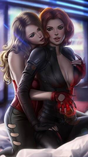 Black Widow Scarlet Witch Porn - Black Widow And Scarlet Witch : r/superheroporn