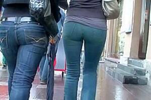 Hidden Street Porn - Hidden street cam shot of a perky and big ass in tight jeans, watch free  porn