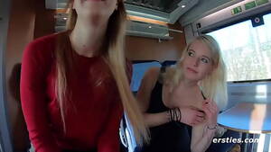Lesbian Public Sex - Risky Lesbian sex at public Train - XVIDEOS.COM