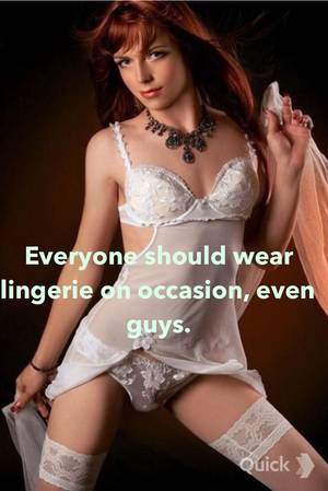 forced feminization shemale dom - sissy-maker:becomingsissy:Do you wear lingerie occasionally ?Boy to Girl  change