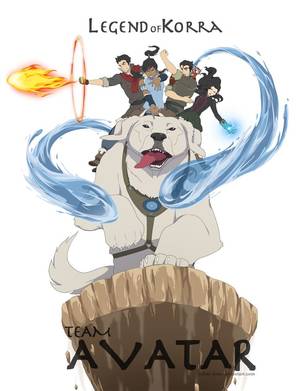 Korra Naga Porn - Naga, the talented Polar Bear Puppy Dog, holding up Korra, Mako, Bolin