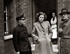 French Nazi Collaborators Women Porn - Nazi collaborator and sweetheart to SS leaders Madame Aldegonda Zeguers  awaiting trial for luring a young Dutch patriot to his death.