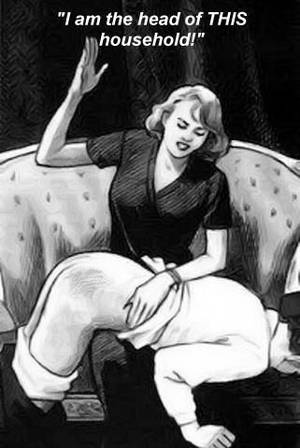 cock spanking art - Female head of household.
