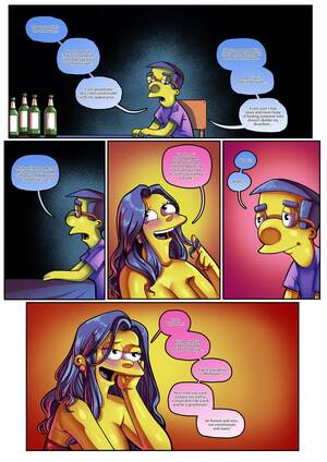 Nasty Mom Porn Cartoon - The Simpsons â€My Best Friend's Momâ€ Porn Comic english 56 - Porn Comic