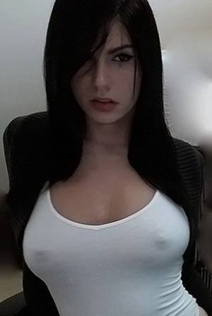 lingerie tits lips shemale - Mmmmm see-tru white tee