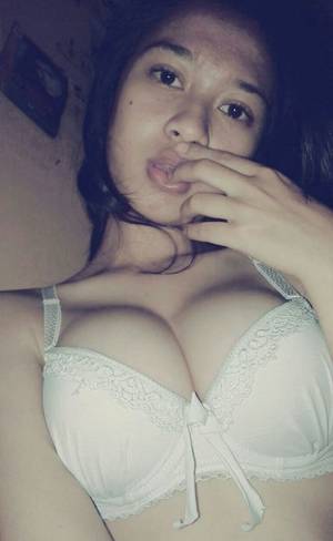 beautiful nude asian selfies - porn photo of cute indonesian babe naked and showing big tits,big boobs  teen,