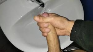 Guy Masturbating In Shower - Masturbating in the bathroom until I cum watch online