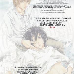 Light Yagami Gay Porn - Berry-Charlotte (Nakamiya Arata)] Lateral Parallel Thinking â€“ Death Note dj  [Eng] - Gay Manga | HD Porn Comics