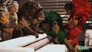 Mass Effect Krogan Porn - mass Effect] Wrex / Grunt / Krogan (animation) - XAnimu.com