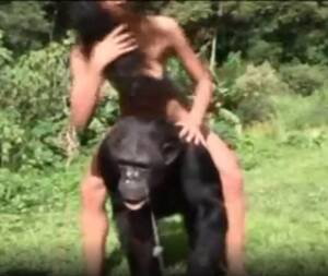 Monkey Fucks Woman - Strong monkey fucking skinny naughty girl - Zoo Porn