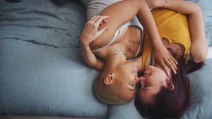 Ebony Lesbian Sleep Porn - 2,700+ Lesbians Kissing Stock Videos and Royalty-Free Footage - iStock |  Girls kissing, Women kissing, Lesbian couple