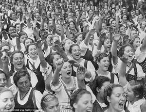 Hitler Youth Camps Sex - Exhibit reveals Hitler Youth sex mania at the Nuremberg rallies | Daily  Mail Online