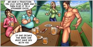 Drinking Sex Games Porn - Shocking cartoon porn game with horny kinky dudes sharing huge hard cocks