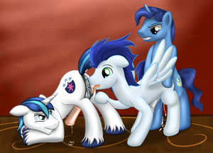 Mlp Gay Soarin Porn - Rule34 - If it exists, there is porn of it / kaczy, night light (mlp),  shining armor (mlp), soarin (mlp), wonderbolts (mlp) / 291621