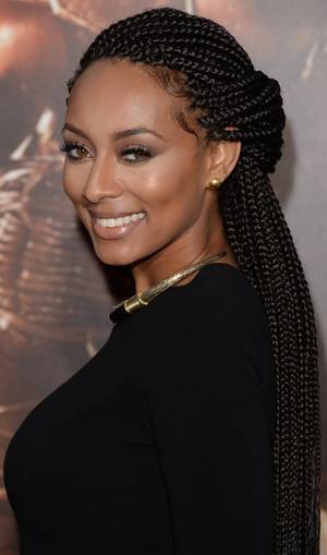 best half black porn - 10 Stunning Braided Updo Hairstyles For Black Women