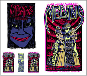 Altamont Porn - monkeyink:blog: Melvins, Big Business, Altamont, Porn in Asheville NC Poster