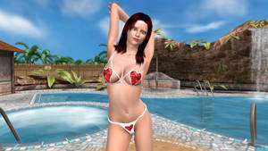 3d Porn Girl Swimsuit - 3d hentai summer pool porn - Sexy summer swimtime lily pool jpg 1360x768