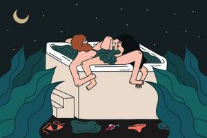 cartoon porn hot tub - Is Hot Tub Sex Ever Actually Any Good? - InsideHook