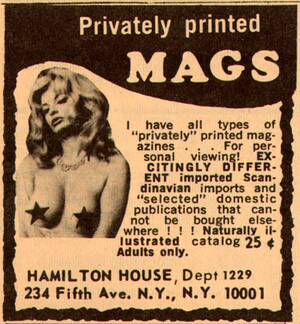 1800s Porn Advertisements - Before the Internet Porn: 14 Funny Vintage Advertisements for Mail Order  Adult Entertainment From the 1960s ~ Vintage Everyday