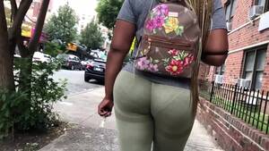 Groping Ass Public - Groping big milf booty in public