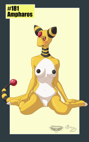Female Ampharos Porn - The Pokedex Project - #181 - Ampharos by Notorious - Hentai Foundry