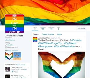 Isis Muslim Gay Porn - Hacker Floods ISIS-Related Twitters With Pro-LGBT Messages, Porn