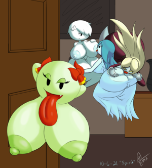 Carrie Amazing World Gumball Porn - Lady Bow, Carrie Krueger, Spooky, and Melody Pianissima Haunting a Spooky  Mansion (Supermoonshroom) [Paper Mario, The Amazing World of Gumball,  Spooky's Jump Scare Mansion, Luigi's Mansion, Nintendo] : r/rule34