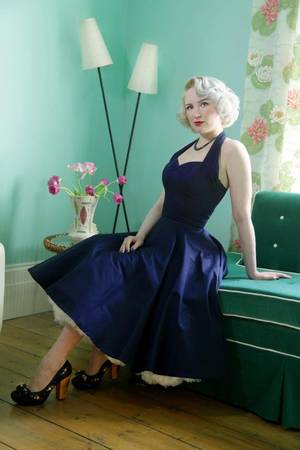 50s Fashion - Hair Make Up Lipstick Curls for Vivien of Holloway Model Raven Isis  Photographer Tony Nylons Â· Vintage Hairstyles1950s Dresses1950s ...