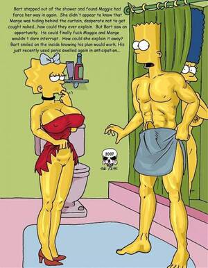 Bart And Maggie Porn - bart prepares to fuck maggie after he's done with marge â€“ Simpsons Hentai