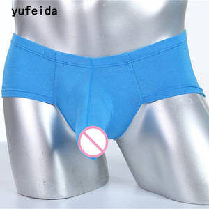 Lingerie Male Porn - YUFEIDA Sexy Men's lingerie Underwear Charm Modal Sissy Trunks Convex Penis  Sexy Costumes Porn Underwear Intimate
