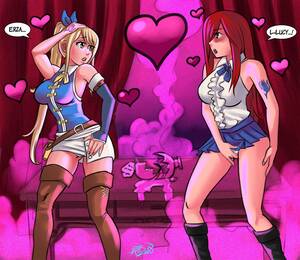 anime fairy lesbian hentai - Hentai Fairy Tail PorÃ§Ã£o LÃ©sbica Lucy E Erza - Fairy Tail Hentai - Hentai  Home