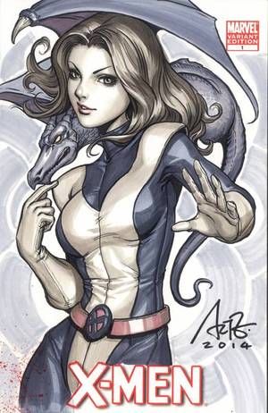 Cosmic Kitty Pryde Porn - Kitty Pryde and Lockheed by Artgerm | Stanley Lau *