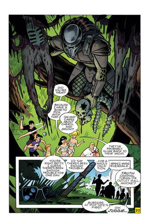 Batman Alien Vs Predator Porn - Review: ARCHIE VS. PREDATOR #1 - Comics Grinder